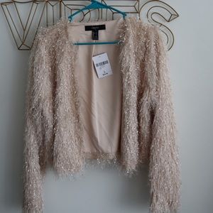 Cream Shimmery Jacket